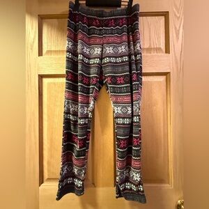 Cozy Patterned Lets Get Cozy Bottoms